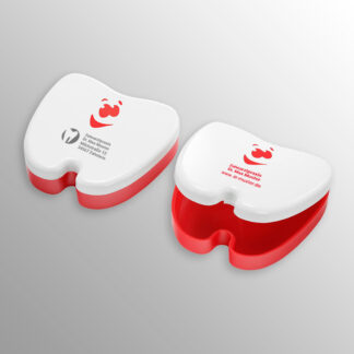 Zahnschienendose in rot
