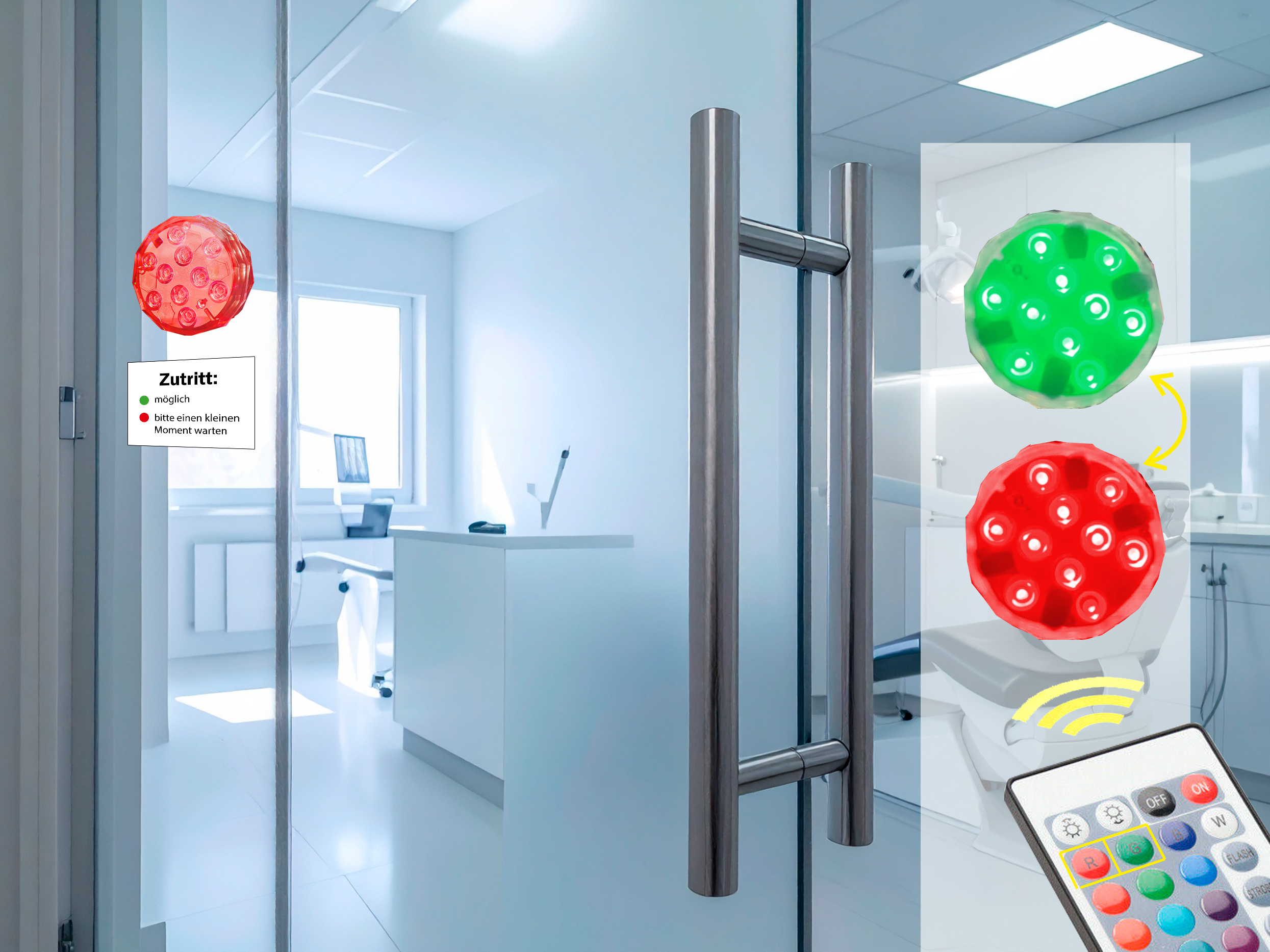 LED-Ampel zur Steuerung des Zutritts – Bild 2