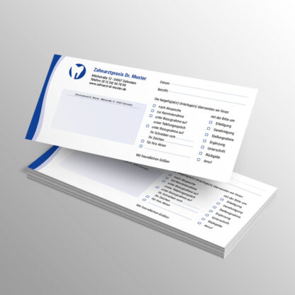 Kurzmitteilungen, 50 Blatt