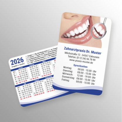 Taschenkalender 2026, abgerundete Ecken