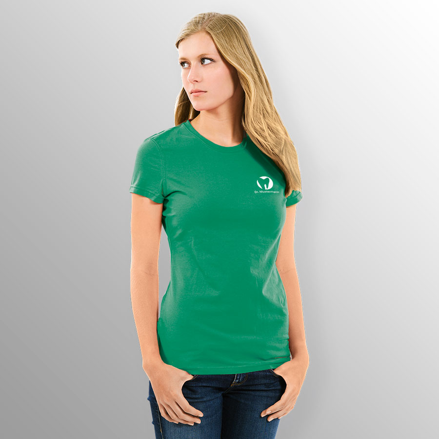 Praxisshirts Damen - farbig, Rundhals – Bild 14