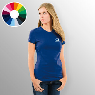 Praxisshirts Damen - farbig, Rundhals