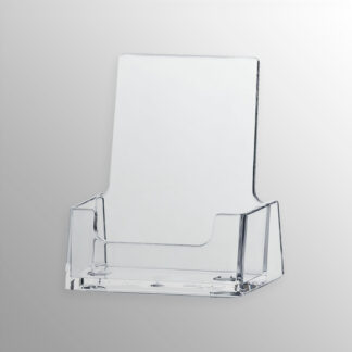 Visitenkartenhalter aus Kunststoff im hochformat